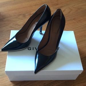Givenchy black patent heels